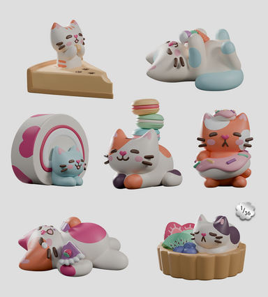 Bake Me a Cat Blind Box Single Item