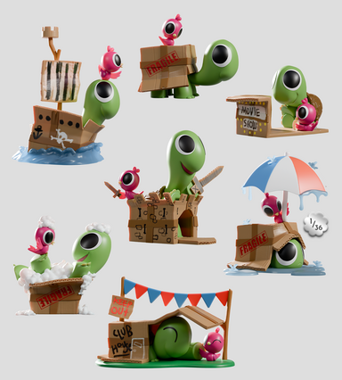 Box Turtle & Bird Blind Box Single Item