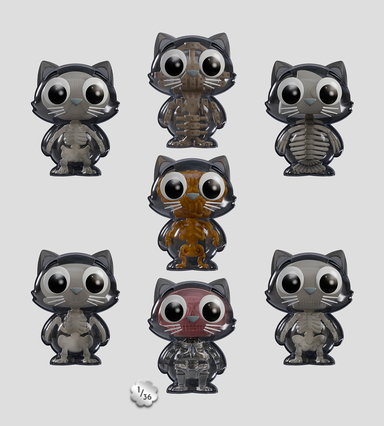 Catscans (Bare Bones) Blind Box Single Item