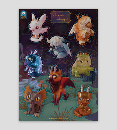 Chimeric Dragons Sticker Sheet Single Item