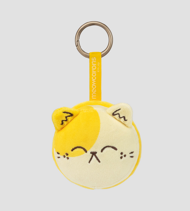 Meowcaron Plush Bag Charm - Smile Single Item