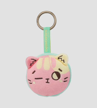 Meowcaron Plush Bag Charm - Wink Single Item