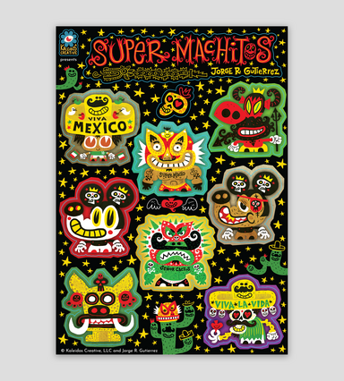 Super Machitos Sticker Sheet Single Item