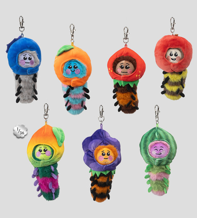 Wooly Bear and Friends Plush Keychain Blind Box Single Item